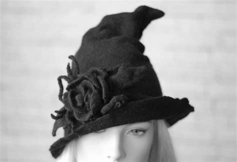 Floral witch hat